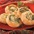 Artichoke and Spinach Swirls