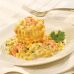 Creamy Shrimp & Corn Stew in Shells