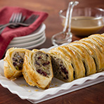 Sausage, Cranberries & Stuffing Pastry