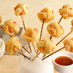 Citrus Salmon Lollipuffs