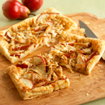 Chicken, Asiago & Pear Tart