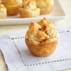 Candied Walnut-Camembert Puff Tartlets