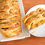 Braided Peach Strudel