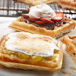 Crisp Pastry Waffles