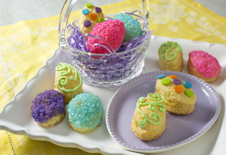 Easter Egg Marshmallow Crème Puffs