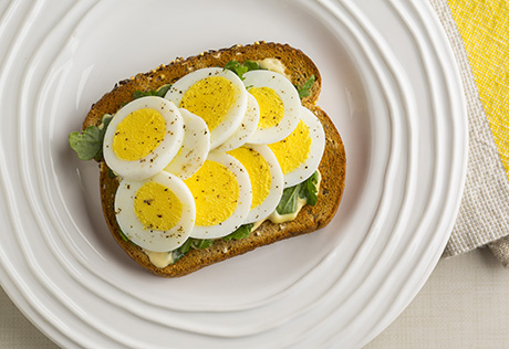 Egg, Arugula & Dijon Toast