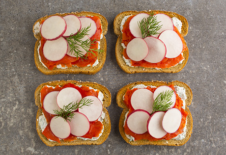 Smoked Salmon Toast