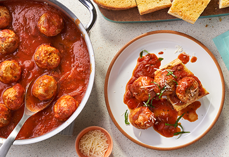 chicken parmesan meatballs