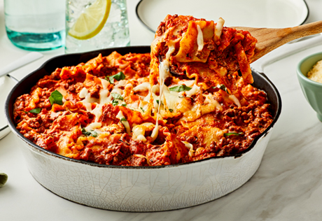 Easy Skillet Lasagna