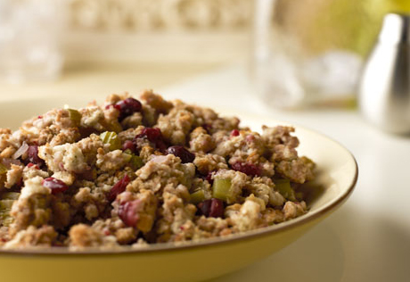 How do you make fresh cranberry stuffing?