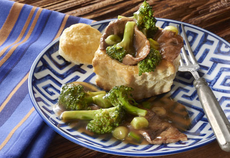 Beef & Broccoli Stir-Fry Tartlets