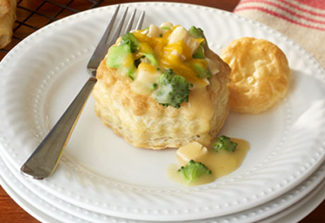 Cheddary Chicken & Broccoli in Pastry