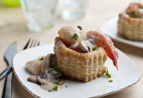 Creamy Shrimp and Scallop Shells