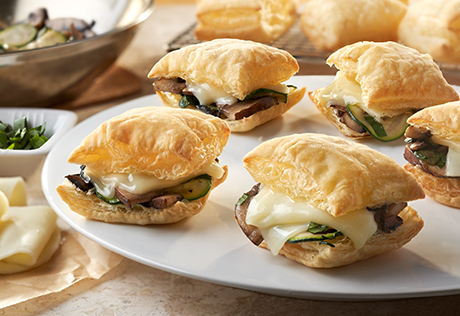 Portobello Mushroom Napoleon Appetizers