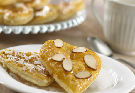 Puff Pastry Valentine Cookies