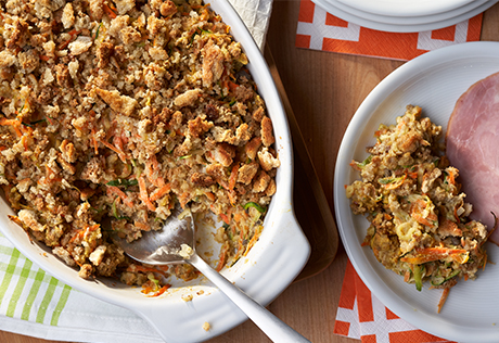 Vegetable Stuffing Bake  