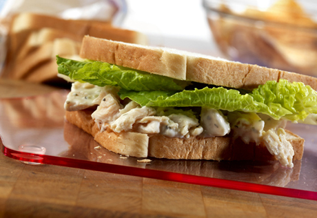 Caesar Chicken Salad Sandwiches