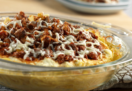 Family Spaghetti Pie