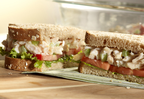 Lowfat Chicken Salad Sandwiches