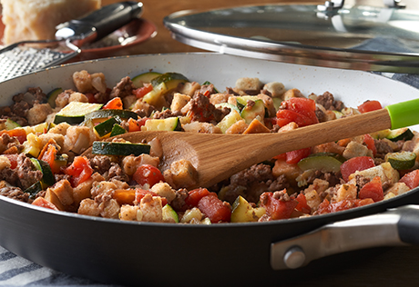 Beefy Vegetable Skillet