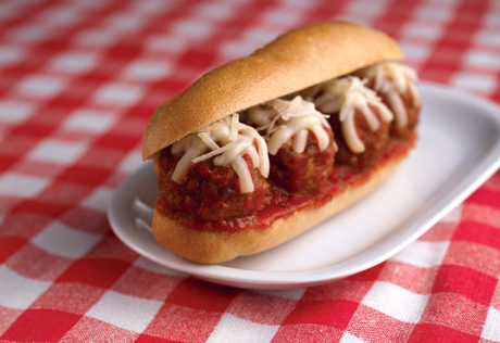Easy Meatball Parm Hero