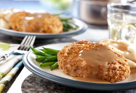 Baked Pork Chops & Gravy