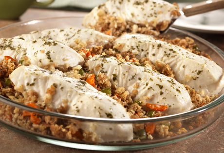 Fish Stuffing Bake