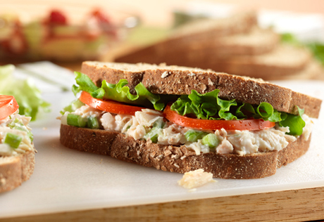 Whole Wheat Chicken Salad Sandwiches