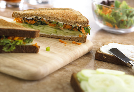 Spring Garden Vegetable Sandwiches