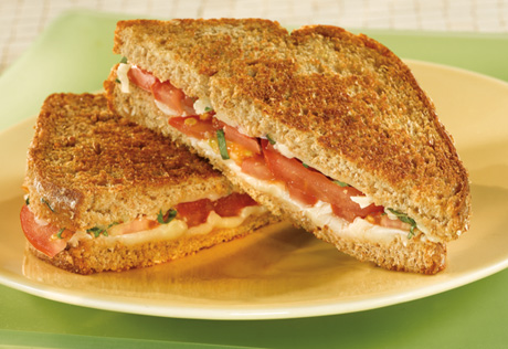 Grilled Mozzarella Tomato Sandwiches