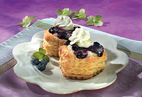 Blueberries Vol-au-Vent