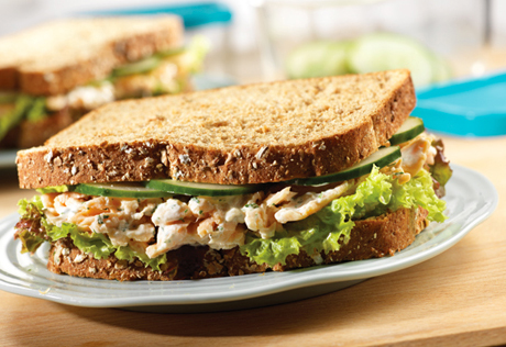 Spring Salmon Salad Sandwiches