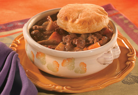 Pastry-Topped Beef Stew