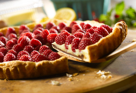 Lemon Raspberry Tart