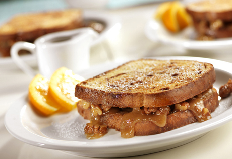 Stuffed Pecan Pie Swirl French Toast