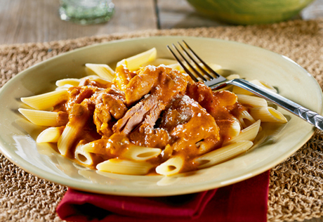 Creamy Blush Sauce with Turkey & Penne
