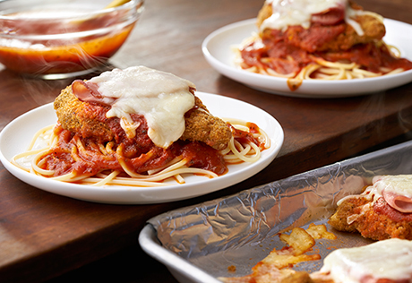 Ham & Cheese Chicken Parmesan