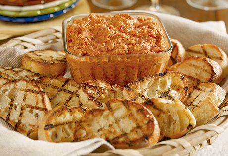 Spicy Roasted Red Pepper Dip