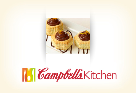 Caramel Whipped Chocolate Pudding Shells