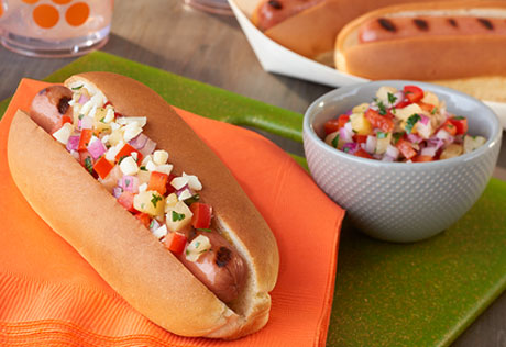 Hawaiian-Style Hot Dogs