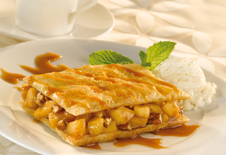 Caramel Apple & Pecan Napoleons