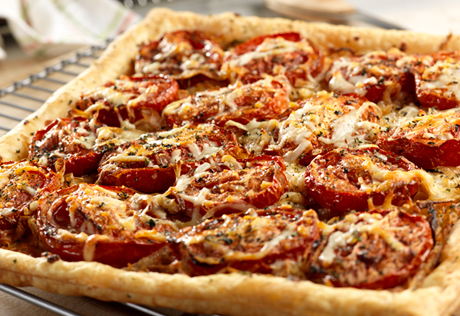 Roasted Tomato and Onion Tart