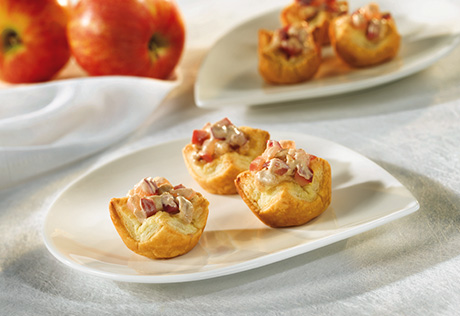 Apple Port Pastry Tartlets