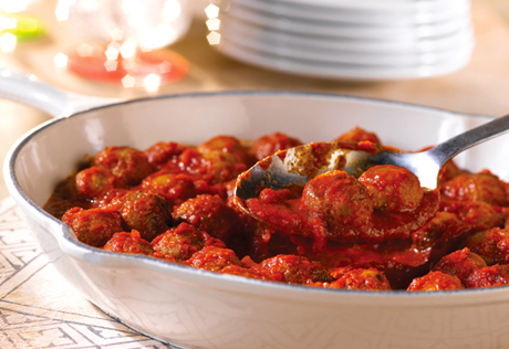 Mini Turkey Meatballs Marinara