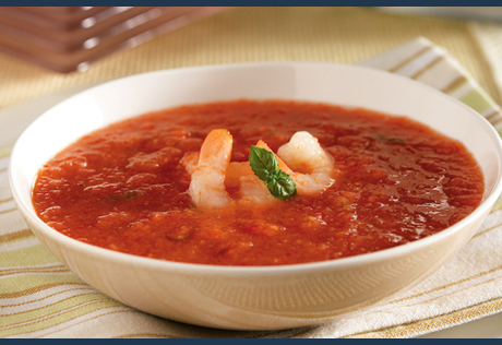 Chilled Shrimp Gazpacho