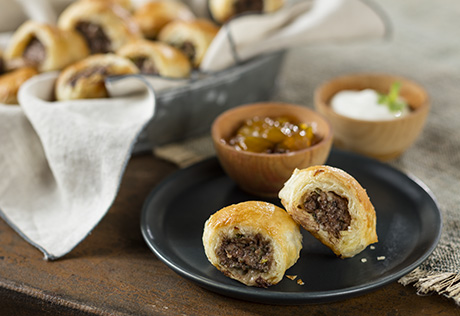 Minted Lamb Puff Pastry Bites