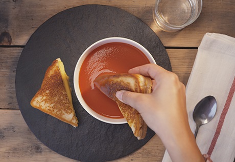 Tomato Soup & Grilled Cheese Sandwich