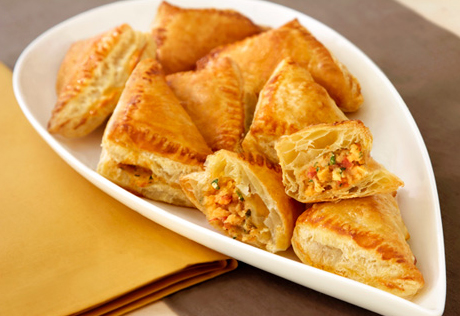 Potato Salsa Samosas