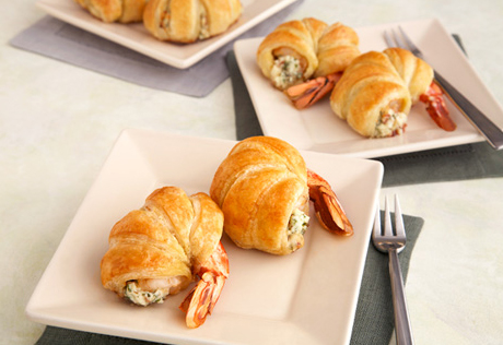 Puff Pastry-Wrapped Jumbo Shrimp