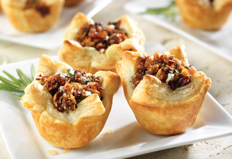 Honeyed Fig, Pancetta & Blue Cheese Tartlets